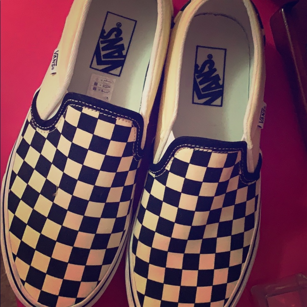 Checkered Vans